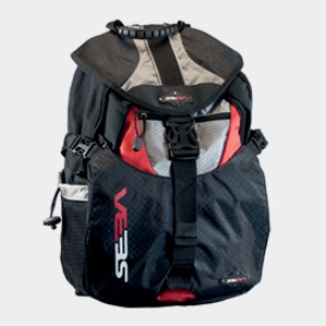 SEBA BACKPACK SMALL RED and BLACK